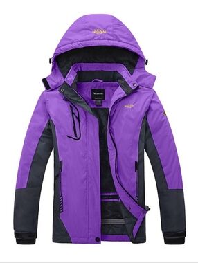 Wantdo Women's Atna Core Mountain Waterproof Ski Jacket Windproof Rain Jacket Me